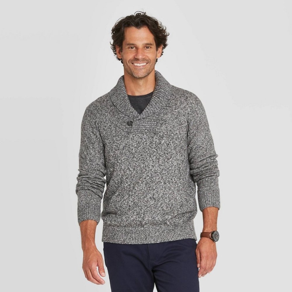 Men' Regular Fit Pullover Hawl Weater - Goodfellow & Co™